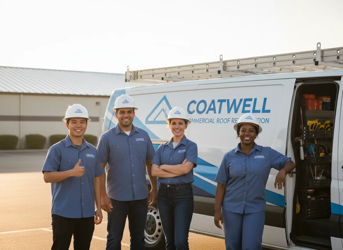 Commercial roof coating company in Essex, MA